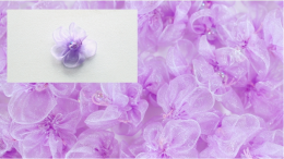 Flor de organza